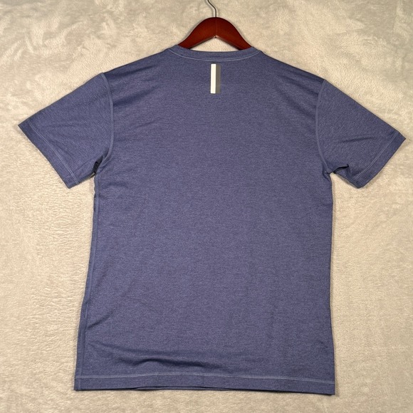 Rhoback Shirt Mens Small Blue Blitz Tech Performance Golf Short Sleeve - Picture 7 of 9